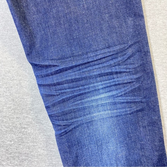 Grace In LA Skinny Jeans Women 9/28 Blue Embellished Skinny Textured Faded Denim - Picture 12 of 16